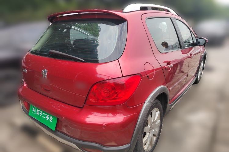 Used Peugeot 307 2013 1.6L Automatic CROSS Rear Right 45 Deg