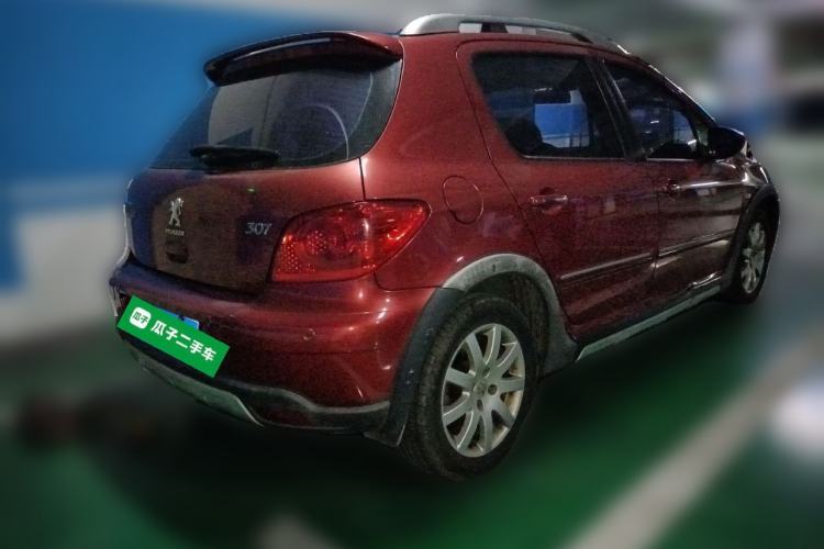 Used Peugeot 307 2013 1.6L Automatic CROSS Rear Right 45 Deg