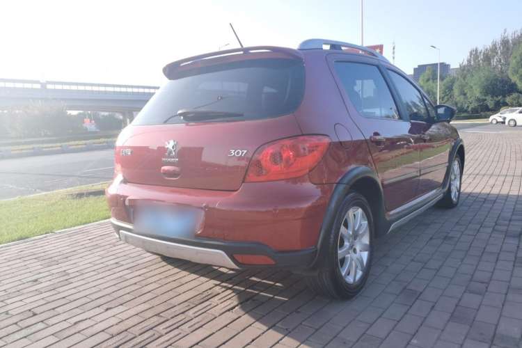 Used Peugeot 307 2013 1.6L Automatic CROSS Rear Right 45 Deg