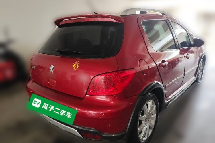 Used Peugeot 307 2013 1.6L Automatic CROSS Rear Right 45 Deg