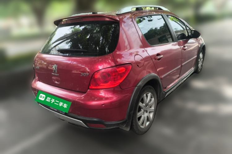 Used Peugeot 307 2013 1.6L Automatic CROSS Rear Right 45 Deg