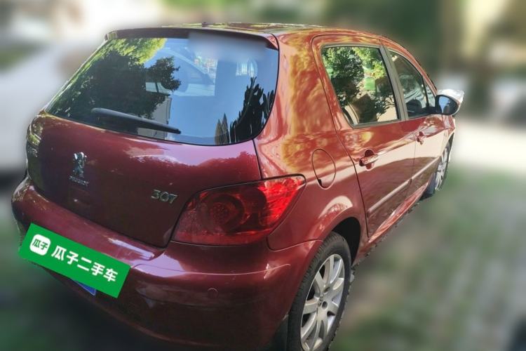 Used Peugeot 307 2013 Hatchback 1.6L Automatic Comfort Edition Rear Right 45 Deg