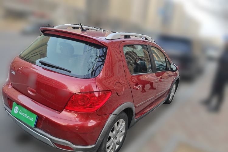 Used Peugeot 307 2013 1.6L Automatic CROSS Rear Right 45 Deg