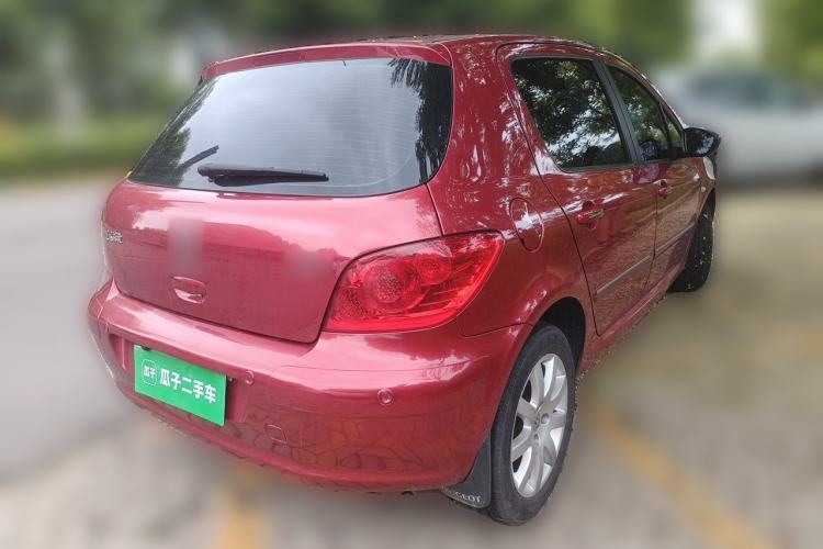 Used Peugeot 307 2013 Hatchback 1.6L Automatic Comfort Edition Rear Right 45 Deg