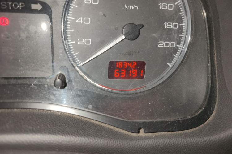 Used Peugeot 307 2013 Hatchback 1.6L Automatic Comfort Edition Odometer Close Up