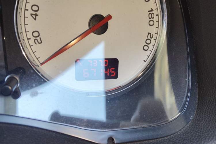Used Peugeot 307 2013 Hatchback 1.6L Manual Comfort Edition Odometer Close Up
