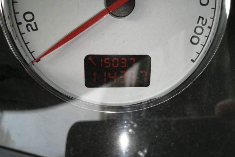 Used Peugeot 307 2013 Hatchback 1.6L Manual Comfort Edition Odometer Close Up