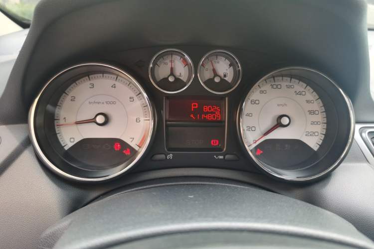 Used Peugeot 308 2012 1.6L Automatic YouShang Model Odometer Close Up
