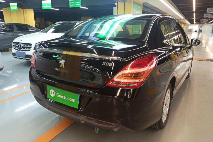Used Peugeot 308 2012 1.6L Automatic YouShang Model Rear Right 45 Deg