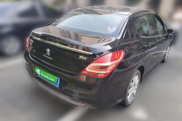Used Peugeot 308 2012 1.6L Automatic YouShang Model Rear Right 45 Deg