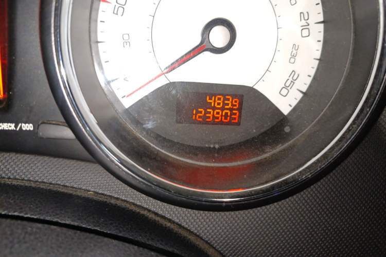 Used Peugeot 308 2012 1.6T CC Fashion Edition Odometer Close Up