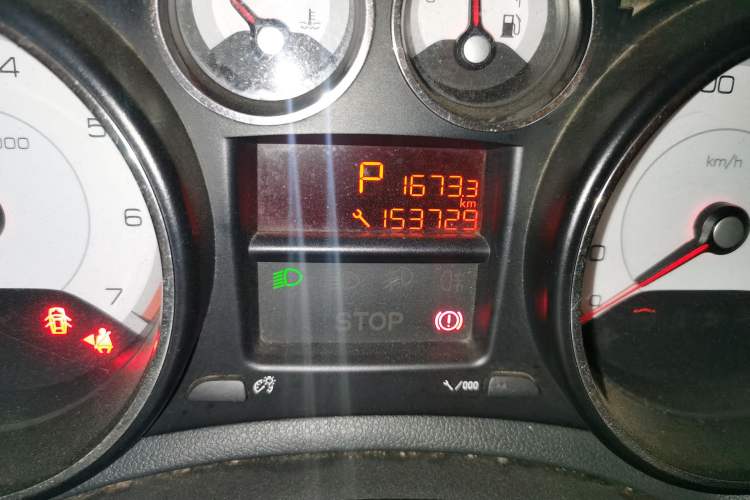 Used Peugeot 308 2012 2.0L Automatic Fashion Edition Odometer Close Up