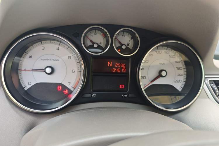 Used Peugeot 308 2012 2.0L Automatic Luxury Version Instrument Cluster