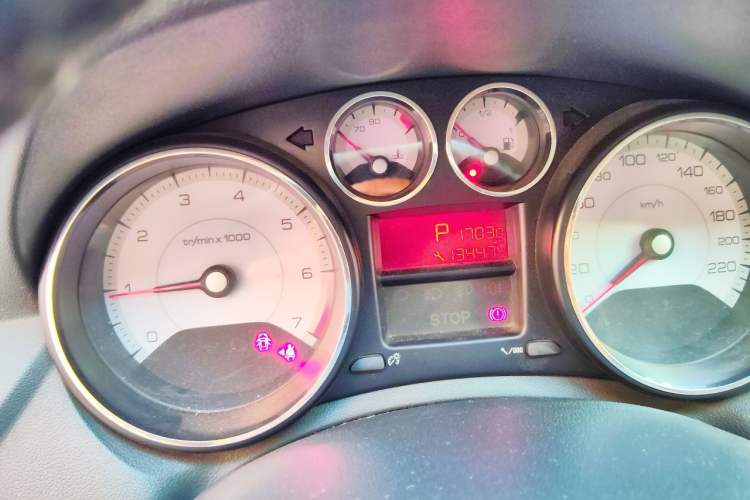 Used Peugeot 308 2012 1.6L Automatic YouShang Model Odometer Close Up