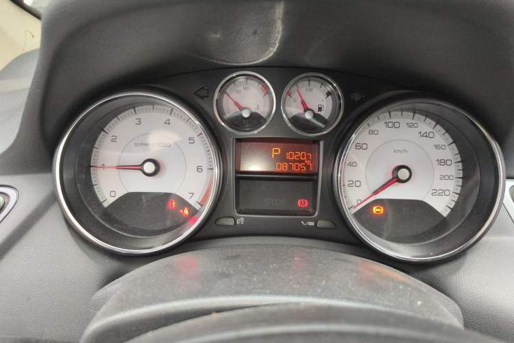 Used Peugeot 308 2012 1.6L Automatic YouShang Model Odometer Close Up