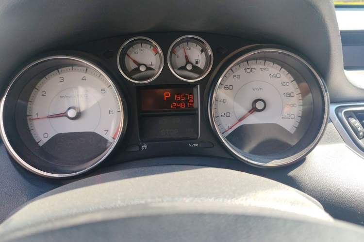 Used Peugeot 308 2012 1.6L Automatic YouShang Model Odometer Close Up