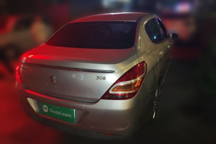 Used Peugeot 308 2012 1.6L Automatic YouShang Model Rear Right 45 Deg