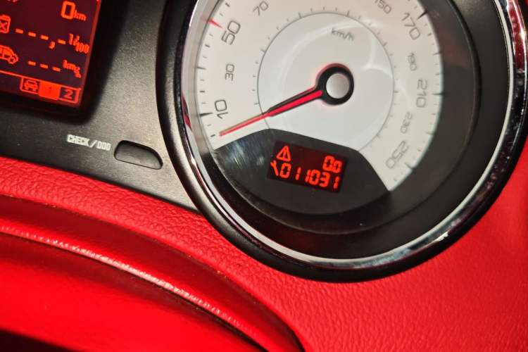 Used Peugeot 308 2012 1.6T CC Fashion Edition Odometer Close Up