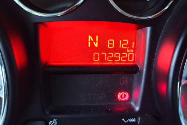 Used Peugeot 308 2012 1.6L Automatic YouShang Model Odometer Close Up
