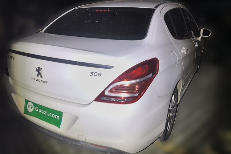 Used Peugeot 308 2012 1.6L Automatic YouShang Model Rear Right 45 Deg
