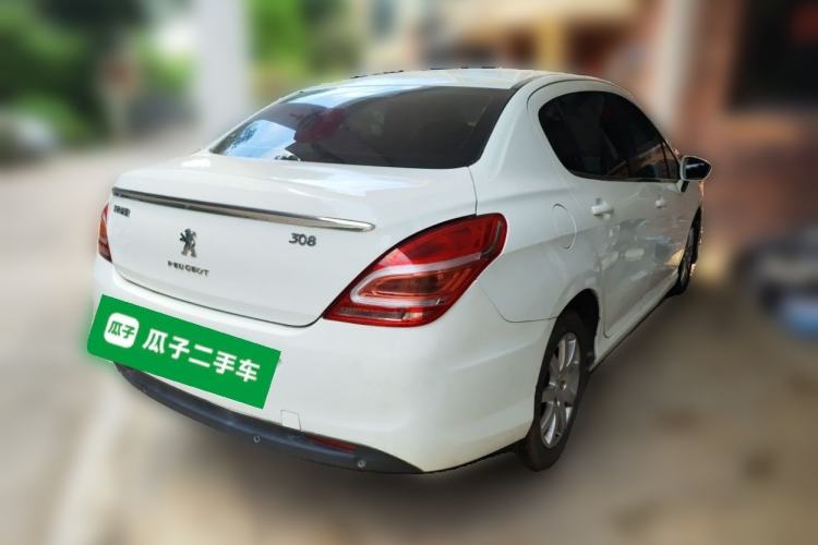 Used Peugeot 308 2012 1.6L Automatic YouShang Model Rear Right 45 Deg