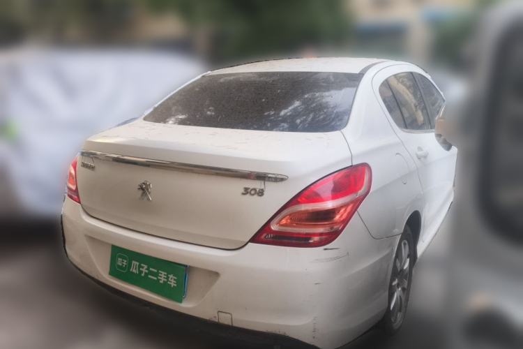 Used Peugeot 308 2012 1.6L Automatic Fashion Edition Rear Right 45 Deg