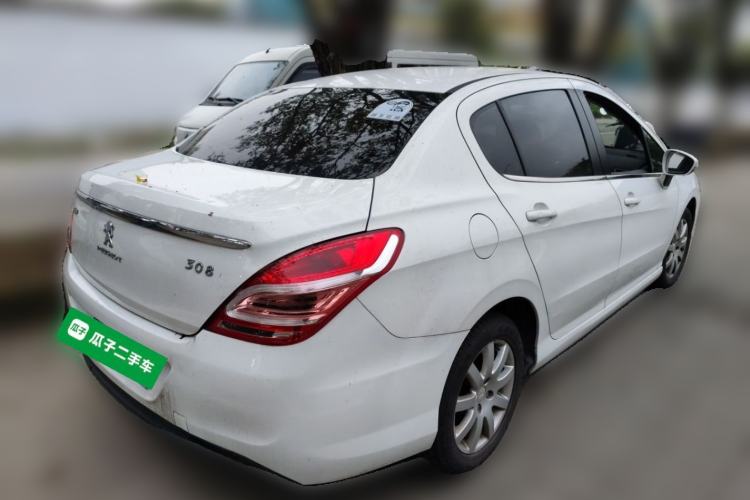 Used Peugeot 308 2012 1.6L Automatic YouShang Model Rear Right 45 Deg