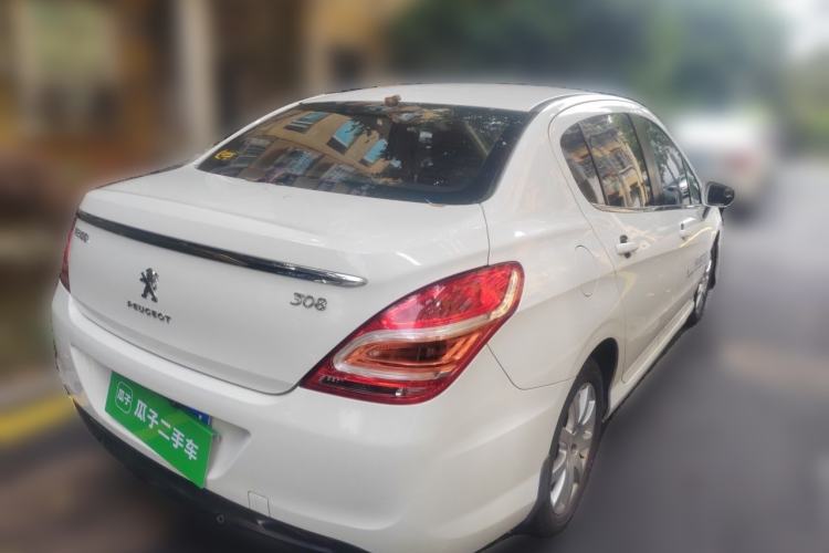 Used Peugeot 308 2012 1.6L Automatic YouShang Model Rear Right 45 Deg