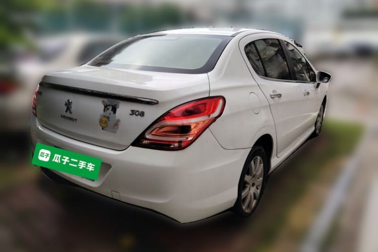 Used Peugeot 308 2012 1.6L Automatic YouShang Model Rear Right 45 Deg