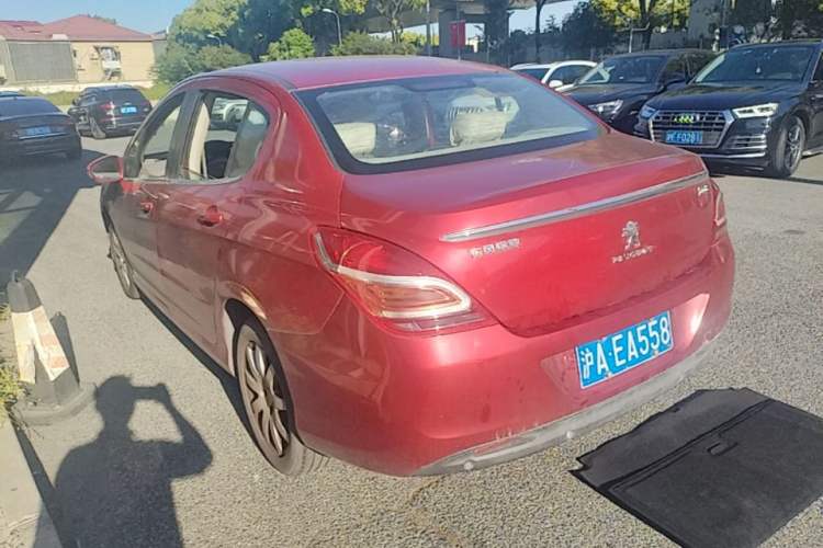 Used Peugeot 308 2013 1.6L Automatic YouShang Model Rear Left 45 Deg