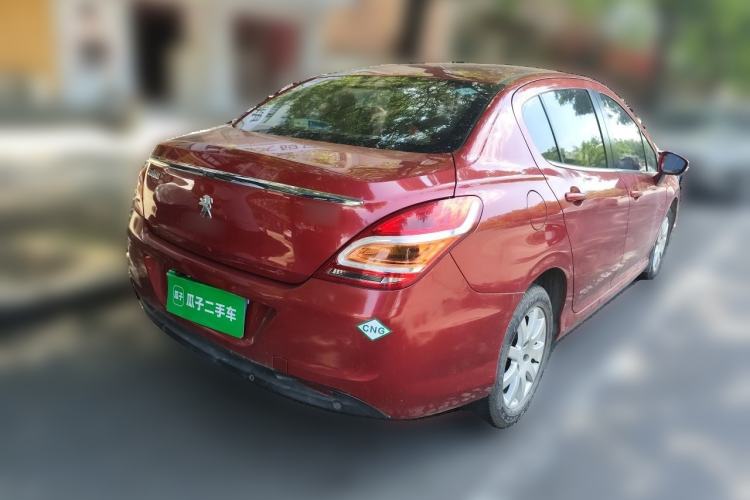 Used Peugeot 308 2013 1.6L Manual YouShang Model CNG Rear Right 45 Deg