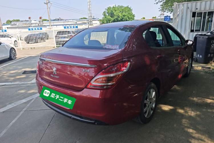 Used Peugeot 308 2013 1.6L Manual YouShang Model Rear Right 45 Deg