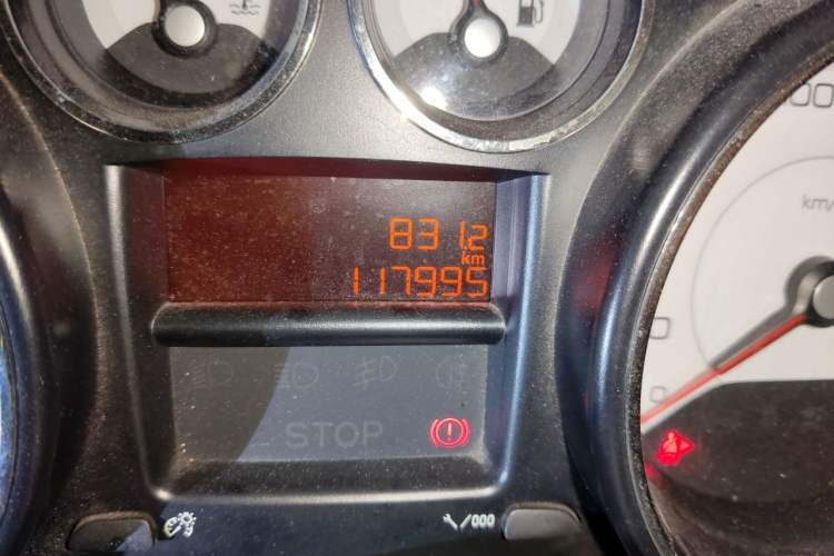 Used Peugeot 308 2013 1.6L Manual YouShang Model Odometer Close Up