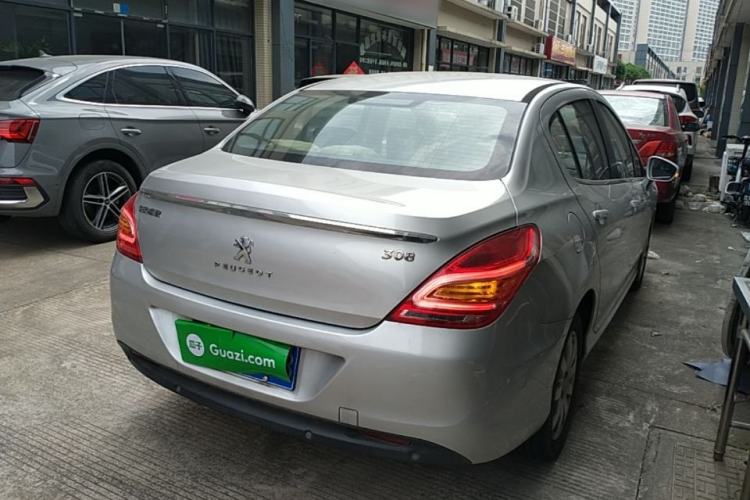 Used Peugeot 308 2013 1.6L Automatic YouShang Model Rear Right 45 Deg