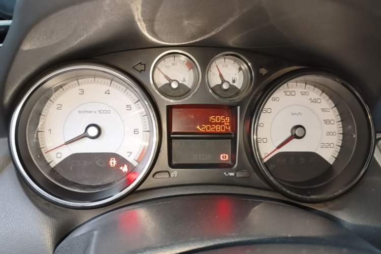 Used Peugeot 308 2013 1.6L Manual YouShang Model Instrument Cluster
