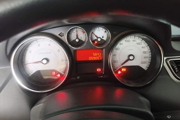 Used Peugeot 308 2013 1.6L Manual YouShang Model Instrument Cluster