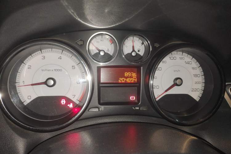 Used Peugeot 308 2013 1.6L Manual YouShang Model CNG Instrument Cluster