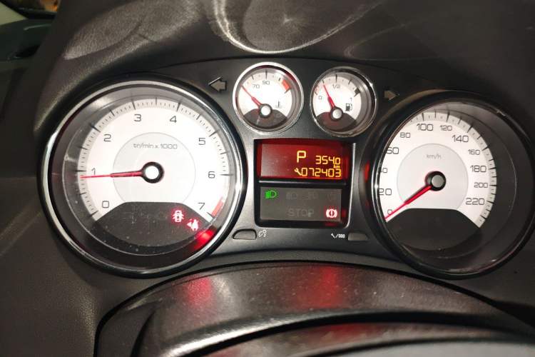 Used Peugeot 308 2013 1.6L Automatic Fashion Model Instrument Cluster