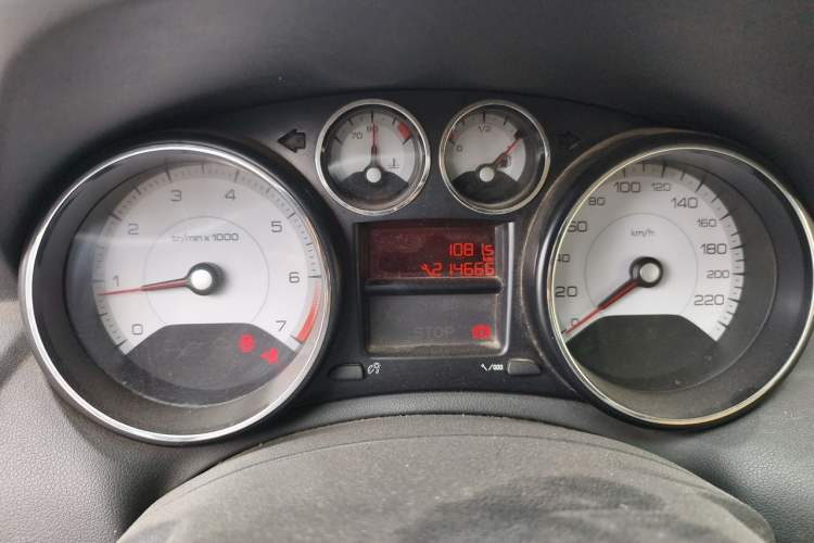 Used Peugeot 308 2013 1.6L Manual YouShang Model CNG Instrument Cluster