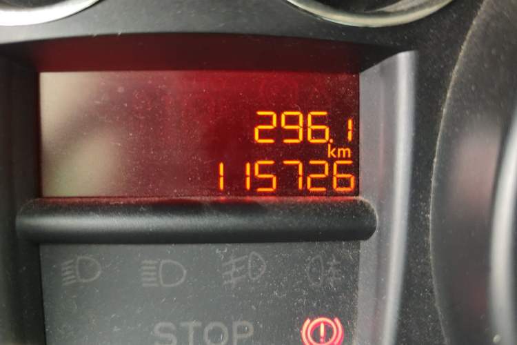 Used Peugeot 308 2013 1.6L Manual YouShang Model Odometer Close Up