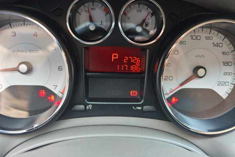 Used Peugeot 308 2013 1.6L Automatic YouShang Model Odometer Close Up