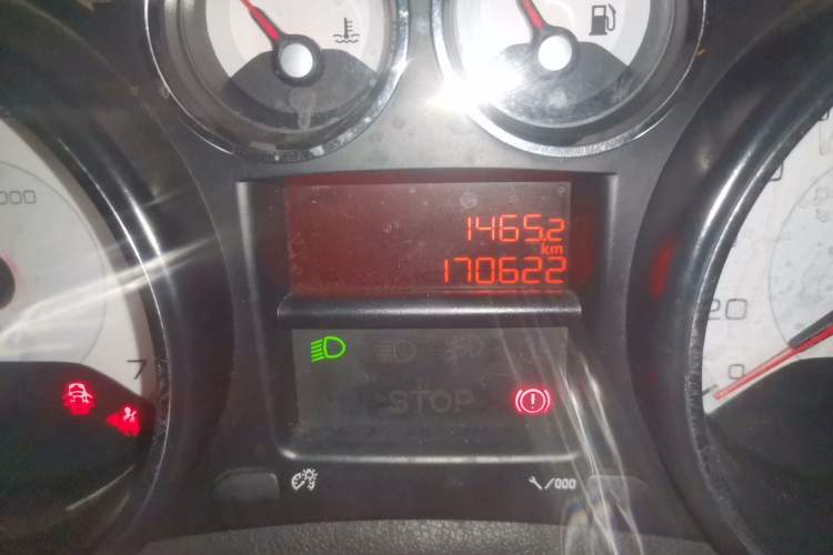Used Peugeot 308 2013 1.6L Manual YouShang Model Odometer Close Up