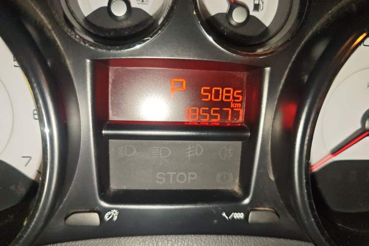 Used Peugeot 308 2013 1.6L Automatic YouShang Model Odometer Close Up