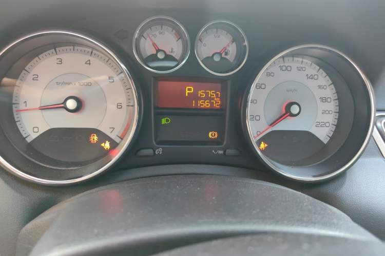 Used Peugeot 308 2013 1.6L Automatic YouShang Model Odometer Close Up