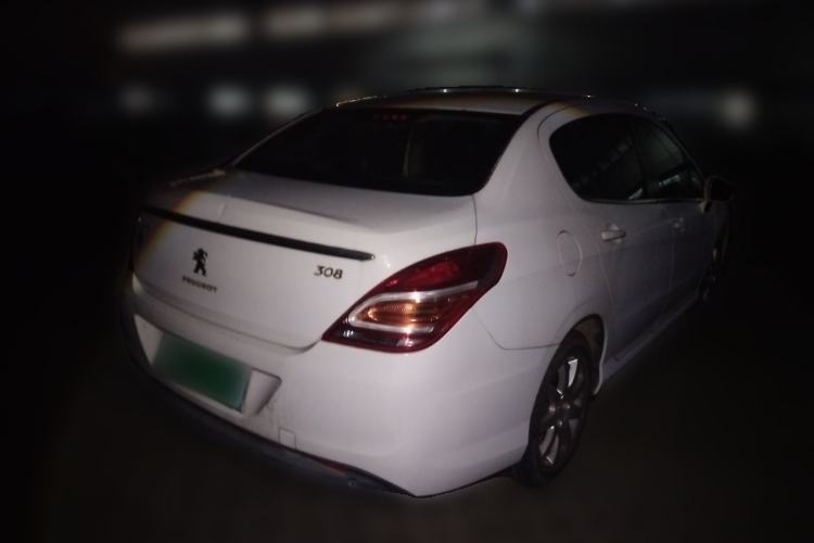 Used Peugeot 308 2013 1.6L Manual YouShang Model Rear Right 45 Deg