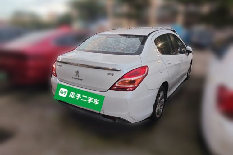 Used Peugeot 308 2013 1.6L Automatic YouShang Model Rear Right 45 Deg