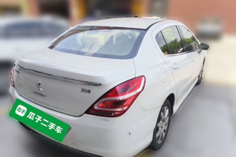 Used Peugeot 308 2013 1.6L Automatic Fashionable Chen Kun Excellent Edition Rear Right 45 Deg