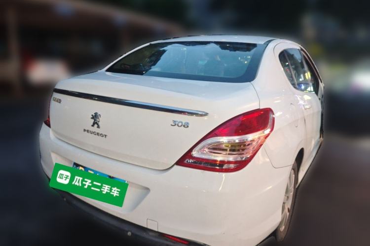 Used Peugeot 308 2013 1.6L Automatic Fashionable Chen Kun Excellent Edition Rear Right 45 Deg