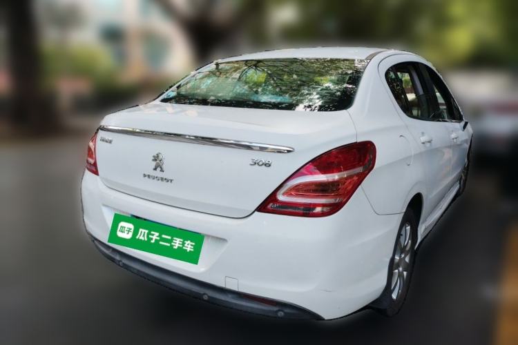 Used Peugeot 308 2013 1.6L Automatic YouShang Model Rear Right 45 Deg