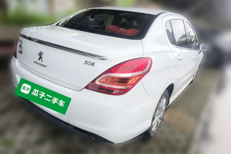 Used Peugeot 308 2013 1.6L Automatic Fashion Model Rear Right 45 Deg